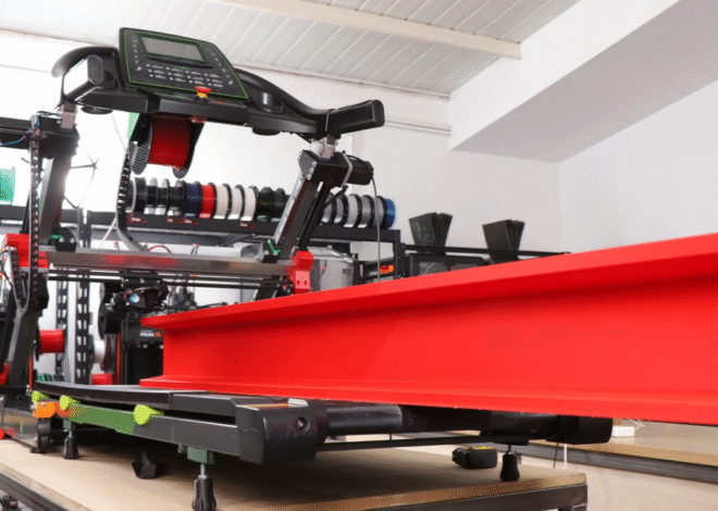 Treadmill modded into giant 3D printer with an endless print bed size — taking 3D print sizing to the extreme
