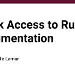 Quick Access to Ruby Documentation