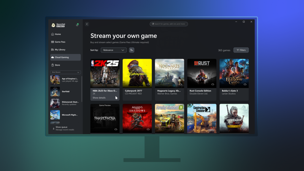 Xbox’s ‘Stream your own game’ feature now extends to PC