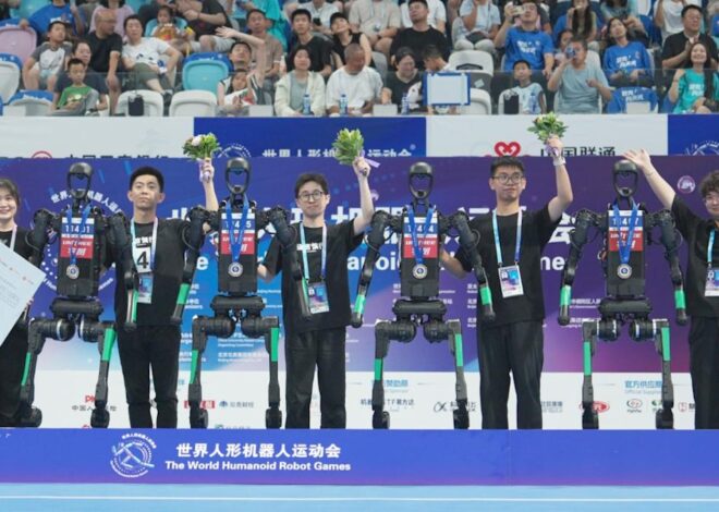China's inaugural 'Robot Olmypics' delivers impressive feats and disastrous falls