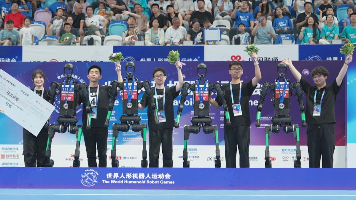 China's inaugural 'Robot Olmypics' delivers impressive feats and disastrous falls