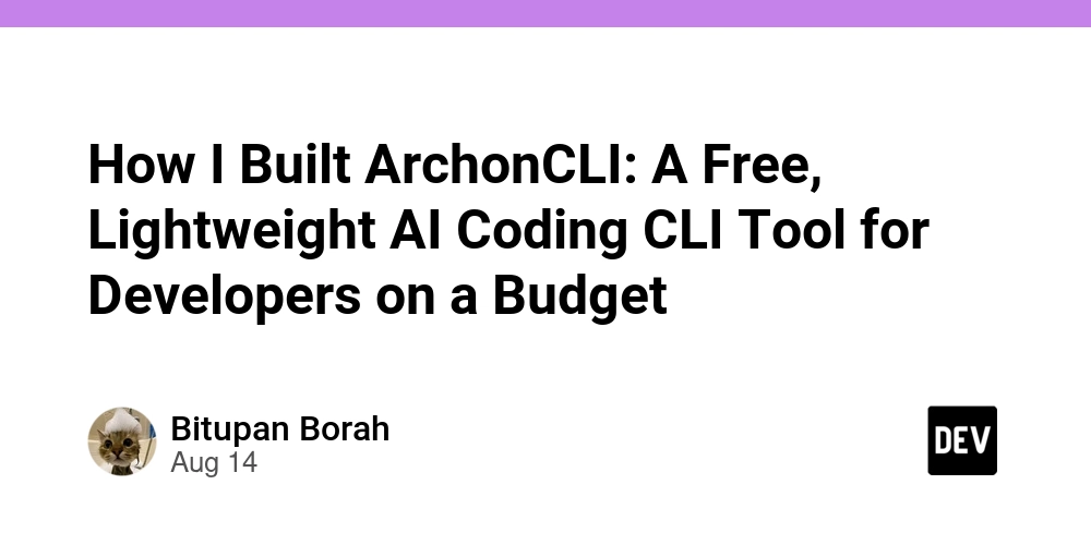 How I Built ArchonCLI: A Free, Lightweight AI Coding CLI Tool for Developers on a Budget