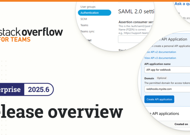 Strengthening the core: Stack Overflow for Teams 2025.6