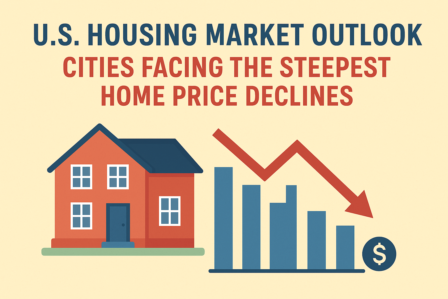 Top U.S. Cities Facing Home Price Declines in 2025