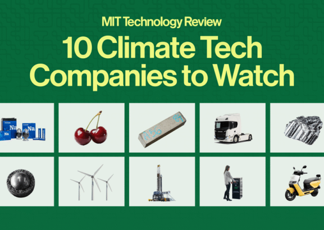 The Download: Introducing the 10 climate tech companies to watch for 2025