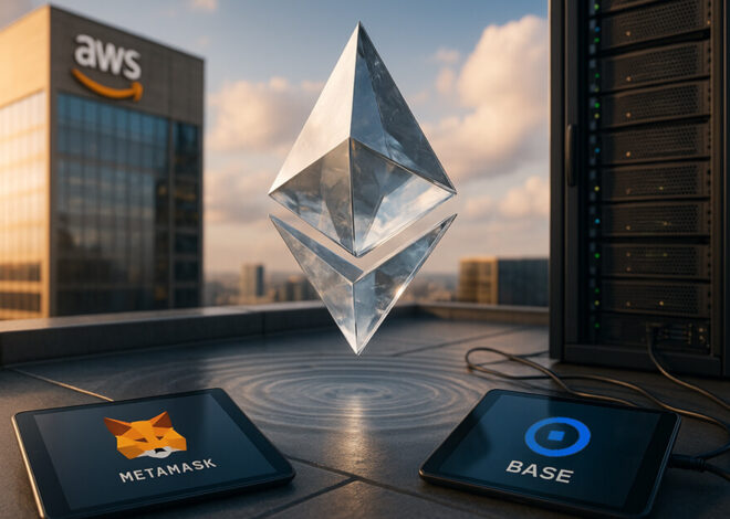 Why did MetaMask show $0 on Ethereum when AWS went offline?