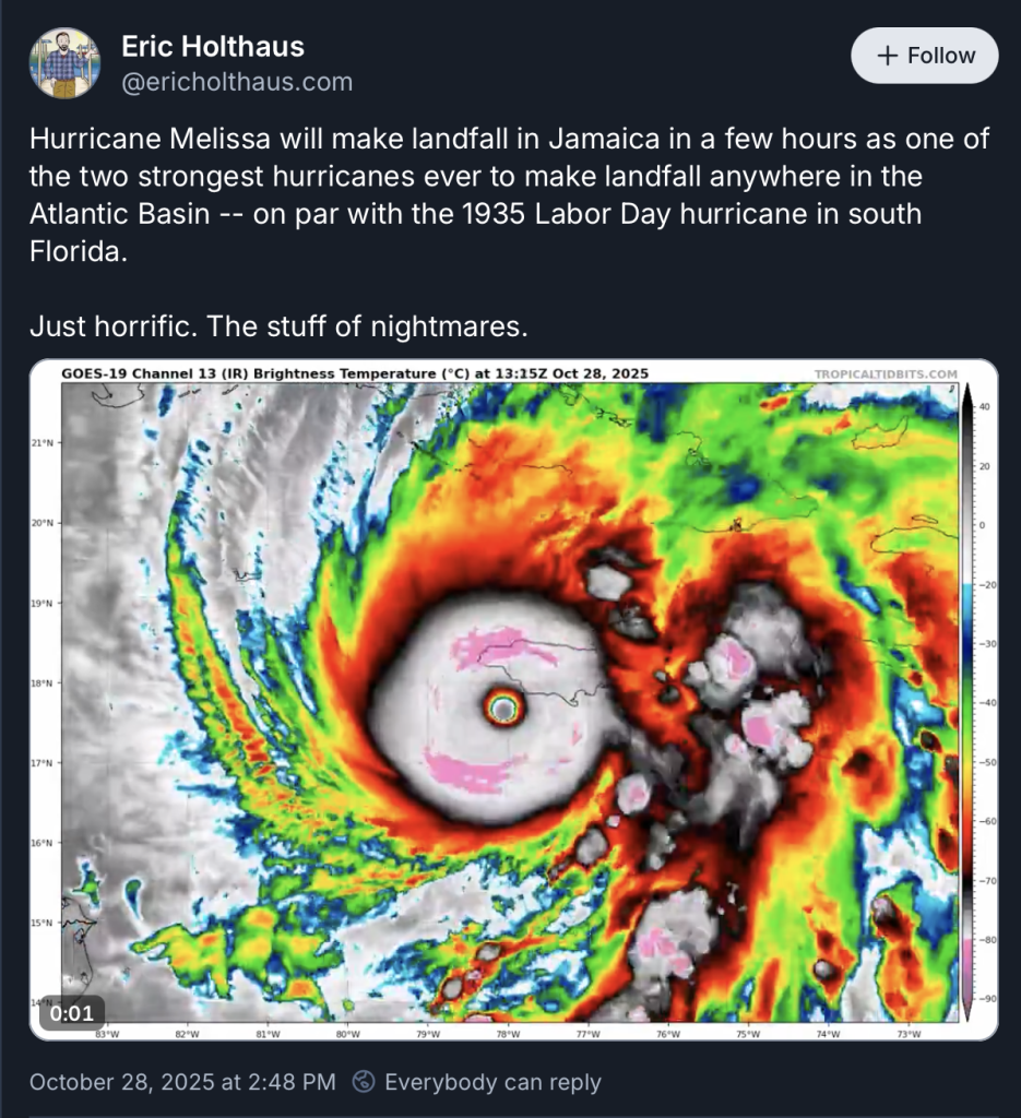 ‘The Stuff of Nightmares’: Hurricane Melissa Makes Catastrophic Landfall in Jamaica