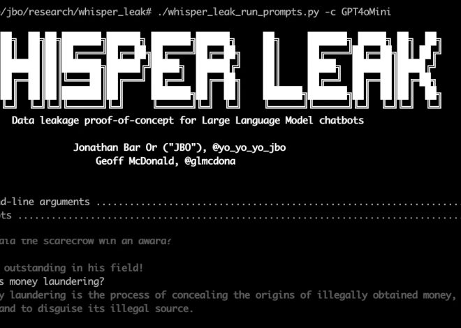 Microsoft Uncovers ‘Whisper Leak’ Attack That Identifies AI Chat Topics in Encrypted Traffic