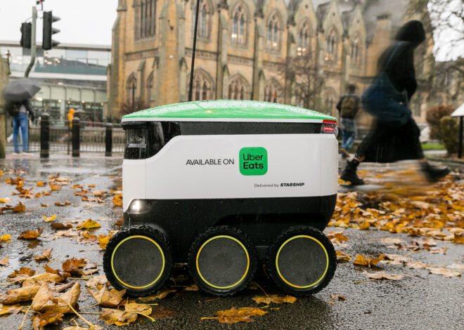 Uber Eats will use Starship sidewalk robots to deliver food in the UK