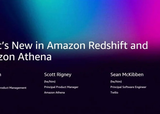 AWS re:Invent 2025 – What’s new in Amazon Redshift and Amazon Athena (ANT206)
