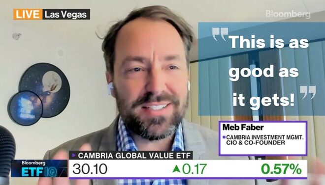 Cheers! (This is as good as it gets…) – Meb Faber Research