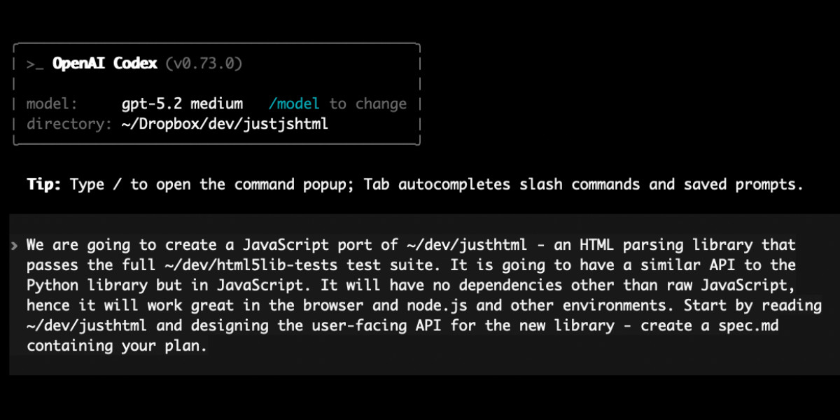I ported JustHTML from Python to JavaScript with Codex CLI and GPT-5.2 in 4.5 hours