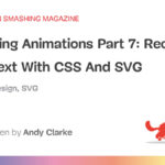 Recreating Toon Text With CSS And SVG — Smashing Magazine