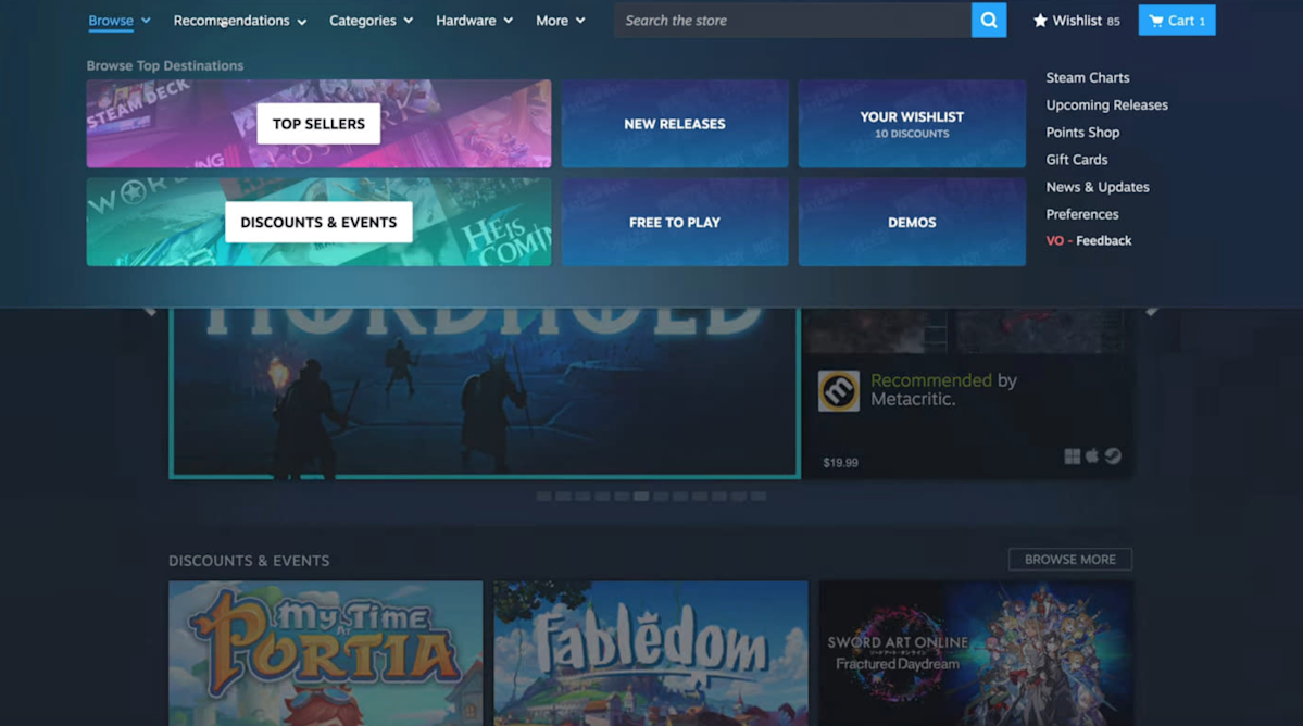 Steam and Valve’s online games are down