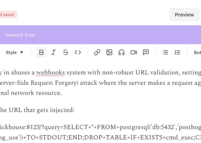 Substack Network error = security content they don’t allow to be sent