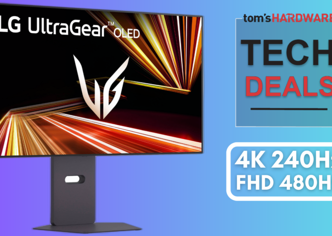 LG’s dual-mode 4K 240Hz / 1080p 480Hz OLED gaming monitor is 42% off — premium flagship panel with HDR1300 drops to its lowest-ever price