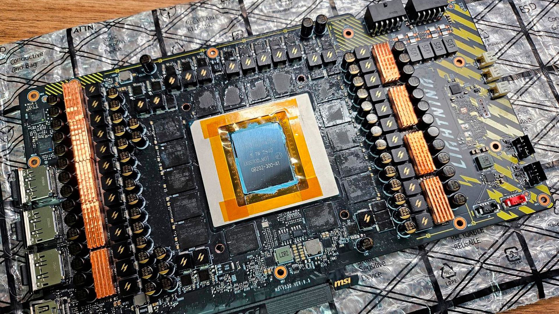 MSI’s RTX 5090 Lightning shatters GPU records before launch — 40-phase VRAM and dual 12V-2×6 connectors turn heads on upcoming overclocking monster