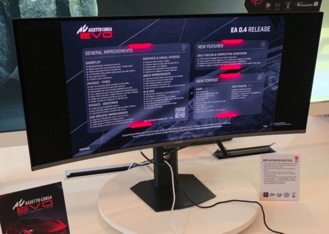MSI’s fifth-generation QD-OLED gaming monitor embraces RGB stripe subpixels — 34-inch display boasts enhanced text clarity, boosted brightness, and improved black levels