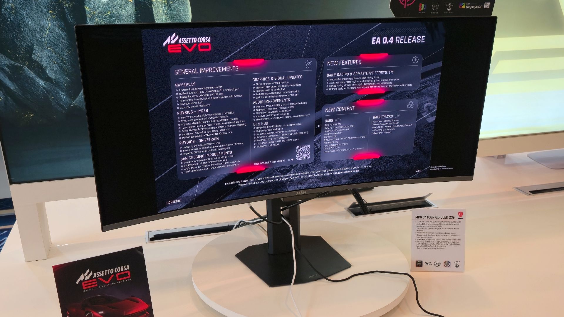 MSI’s fifth-generation QD-OLED gaming monitor embraces RGB stripe subpixels — 34-inch display boasts enhanced text clarity, boosted brightness, and improved black levels