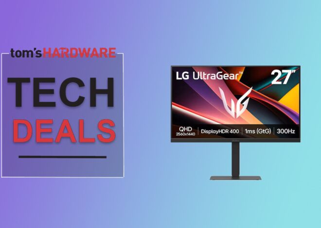 Screen-ripping 300 Hz gaming monitor crashes to just $229, touts 1440p resolution and 1ms response time — save $220 on the LG 27-inch UltraGear 27G640A-B
