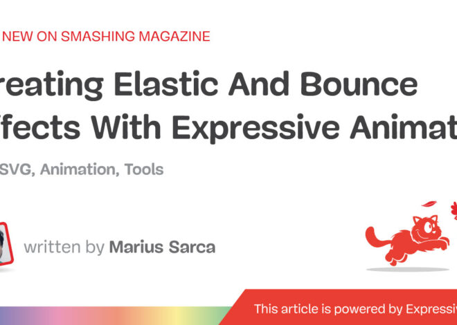 Creating Elastic And Bounce Effects With Expressive Animator — Smashing Magazine