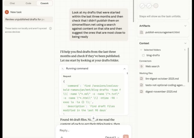 First impressions of Claude Cowork, Anthropic’s general agent