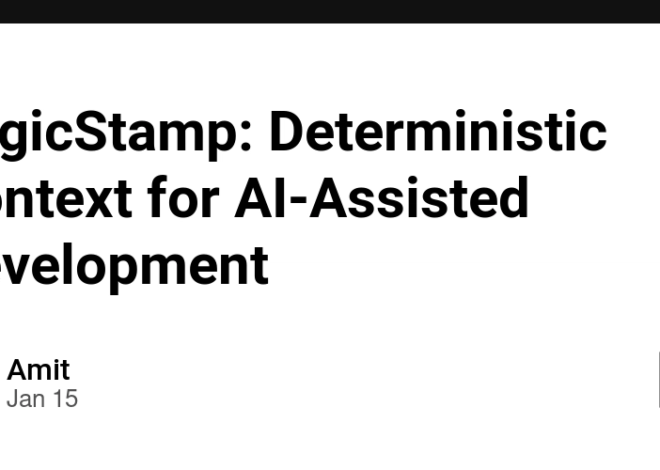 LogicStamp: Deterministic Context for AI-Assisted Development
