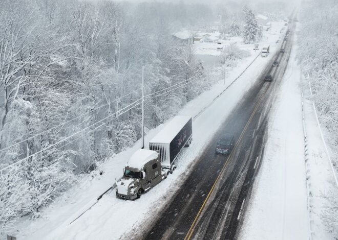 This Mega Snowstorm Will Be a Test for the US Supply Chain