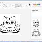You can now create AI-generated coloring books in Microsoft Paint