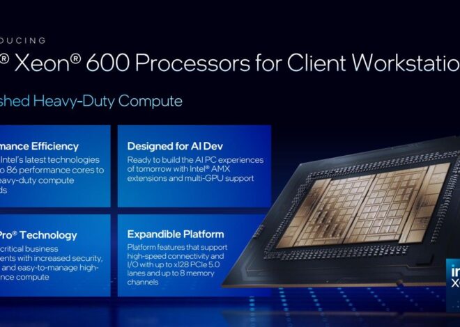 Intel returns to boxed workstation CPUs with Xeon 600 — Granite Rapids WS delivers up to 86 cores, 4TB of memory, and 128 PCIe 5 lanes