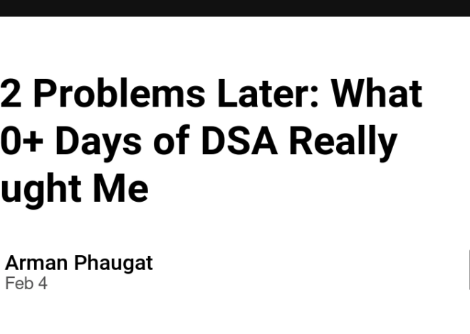 712 Problems Later: What 500+ Days of DSA Really Taught Me
